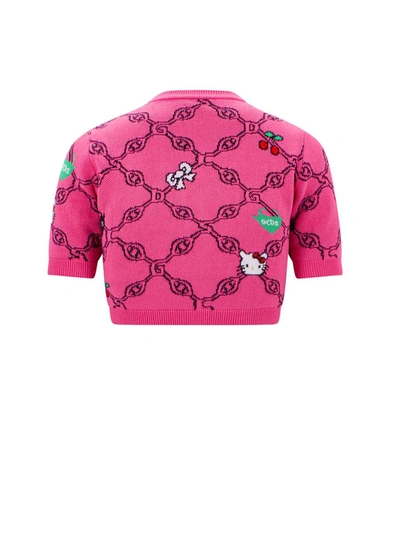 Shop Gcds Sweater In Pink