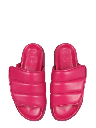 Shop Gia Borghini Gia 3 Puffy Sandals Unisex In Purple