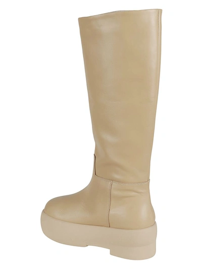 Shop Gia Couture Boots In Sand