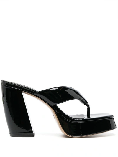 Shop Gia Borghini Sandal In Black