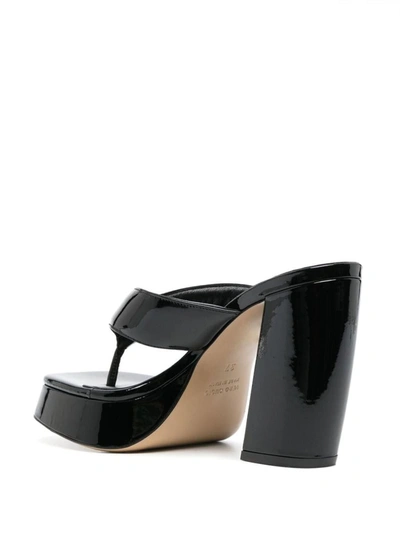 Shop Gia Borghini Sandal In Black