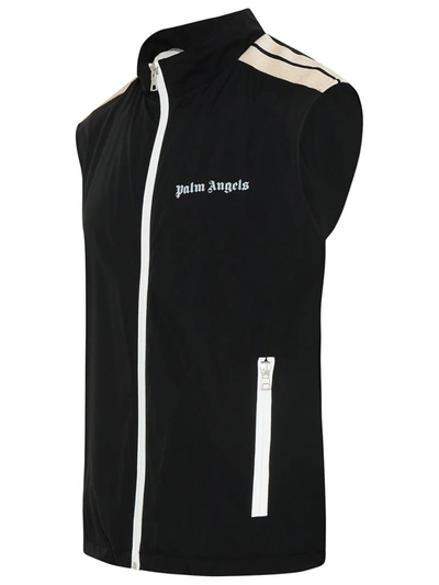 Shop Palm Angels Nylon Sports Vest In Black