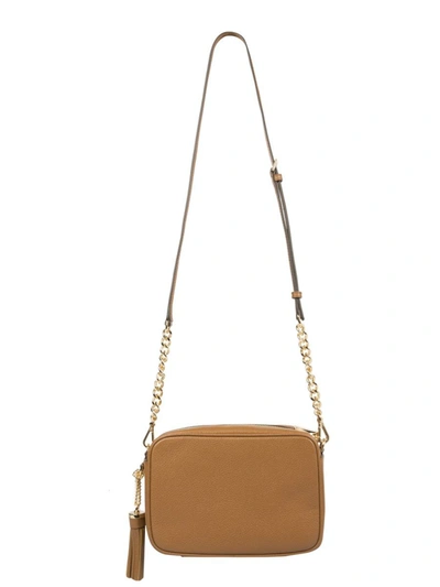 Shop Michael Michael Kors Ginny Shoulder Bag In Brown