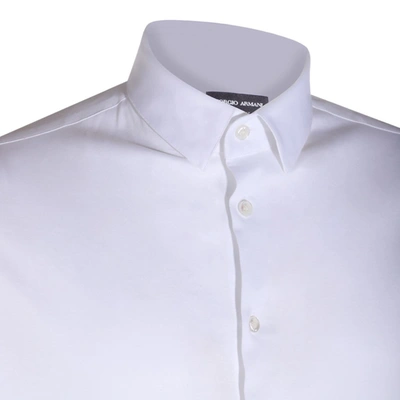 Shop Giorgio Armani Shirts White