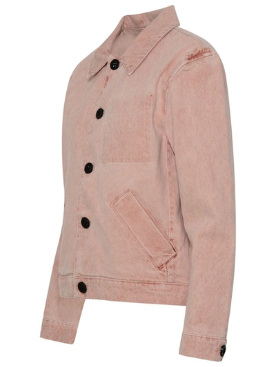 Shop Blue Of A Kind Cotton Makalu Jacket In Pink