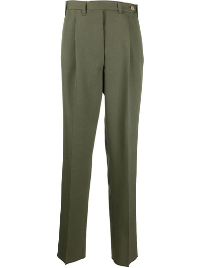 Shop Giuliva Heritage Tailored Suit Trousers With Pinces Clothing In Green