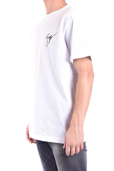 Shop Giuseppe Zanotti T-shirts In White