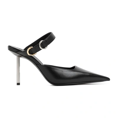 Shop Givenchy Voyou Slingbacks In Leather Shoes In Black