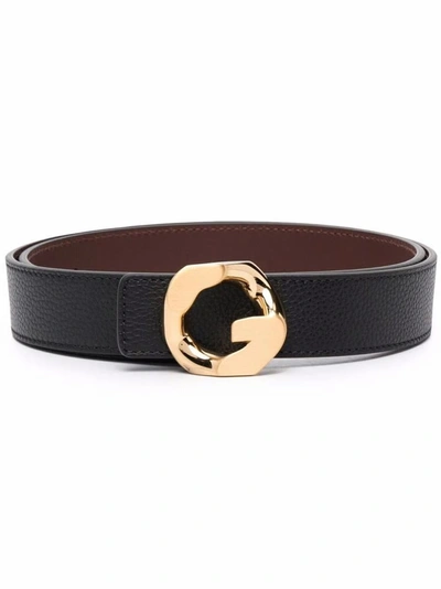 Shop Givenchy Belts In Brown/black