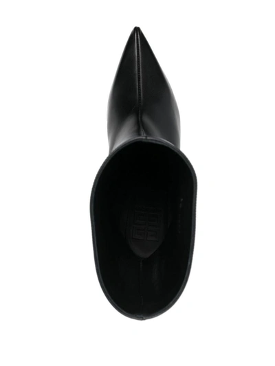 Givenchy Leather Ankle Boots In Black