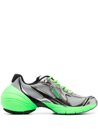 Shop Givenchy Tk-mx Runner Sneakers In Green