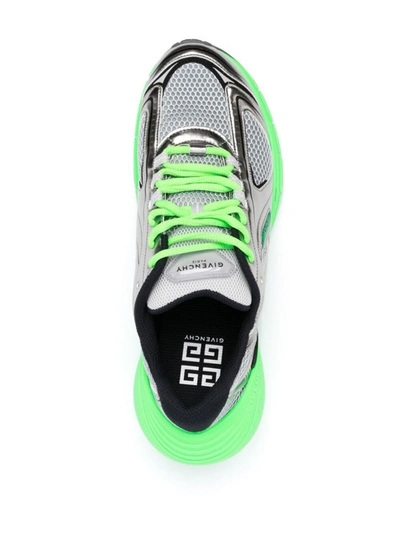 Shop Givenchy Tk-mx Runner Sneakers In Green