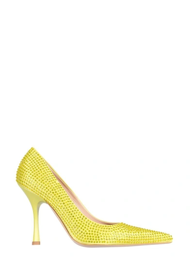 Shop Leonie Hanne X Liu Jo Glam Decollete In Yellow