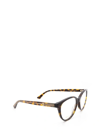 Shop Gucci Eyewear Eyeglasses In Havana