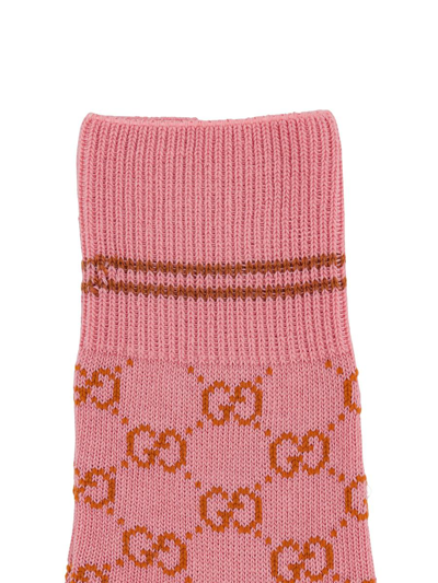 Shop Gucci Socks In Pink