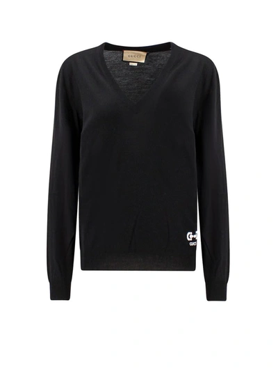 Shop Gucci Sweater In Black