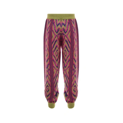 Shop Gucci Trouser In Multicolor