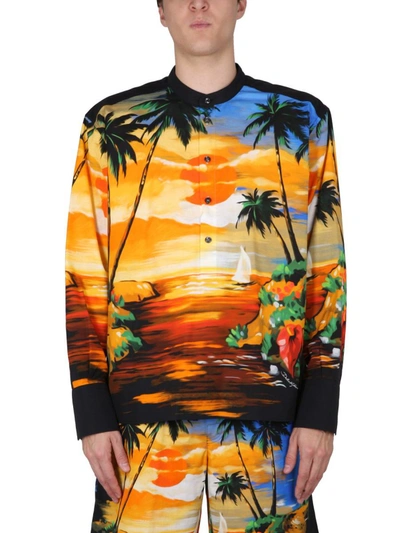 Shop Dolce & Gabbana Hawaii Print Shirt In Multicolor