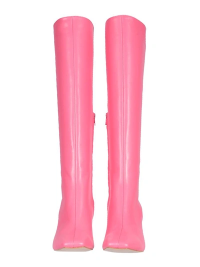 Shop Leonie Hanne X Liu Jo Heeled Boot In Pink