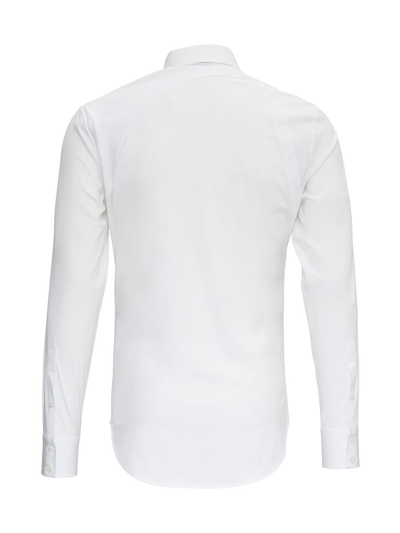 Shop Alexander Mcqueen Herness Cotton Shirt In White