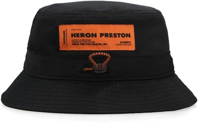 Shop Heron Preston Bucket Hat In Black