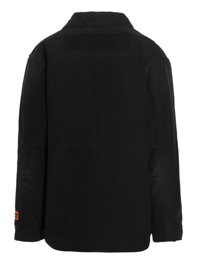 Shop Heron Preston Logo Embroidery Jacket In Black