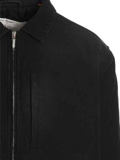 Shop Heron Preston Logo Embroidery Jacket In Black