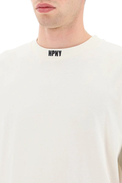 Shop Heron Preston Hpny Embroidered T-shirt In White