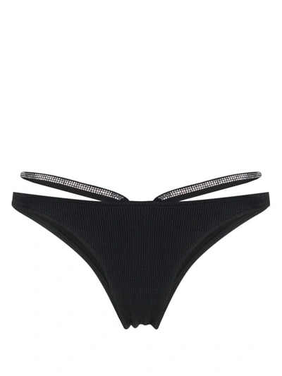 Shop Heron Preston Logo-patch Bikini Bottom In Black
