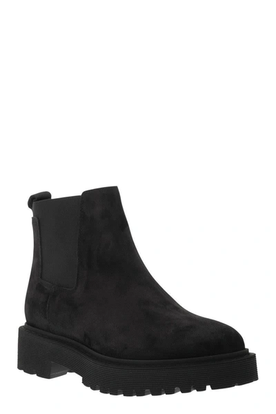 Shop Hogan H543 - Chelsea Boot In Black