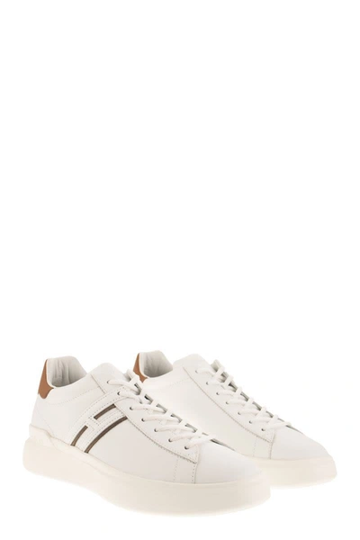 Shop Hogan H580 - Sneakers In White/brown