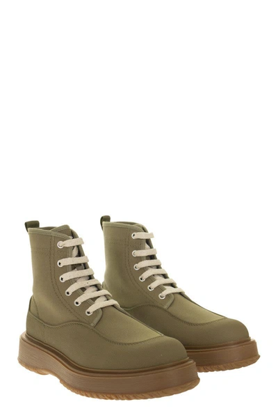 Shop Hogan H602 Untraditional - Boot In Olive Green