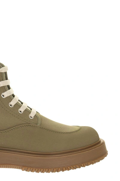 Shop Hogan H602 Untraditional - Boot In Olive Green