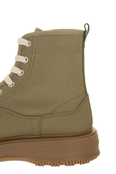 Shop Hogan H602 Untraditional - Boot In Olive Green