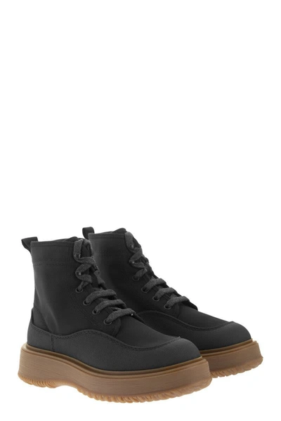 Shop Hogan Untraditional - Laced Boot In Black