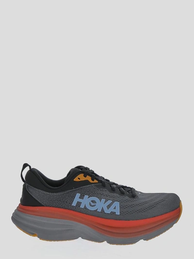 Shop Hoka One One Hoka Sneakers In Grey