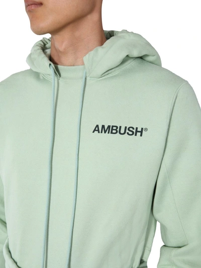 Shop Ambush Hooded Dress In Green