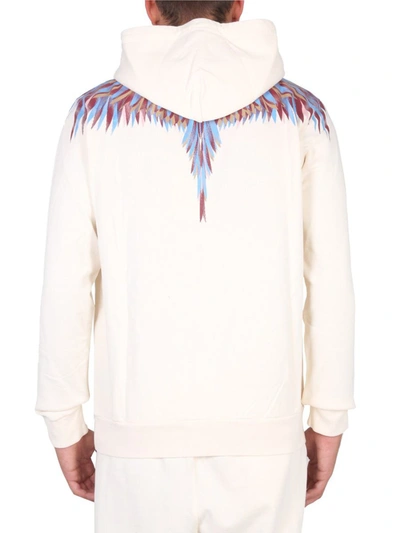 Shop Marcelo Burlon County Of Milan Hoodie In Multicolor