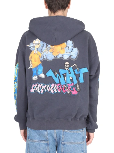 Shop Off-white Hoodie In Multicolor