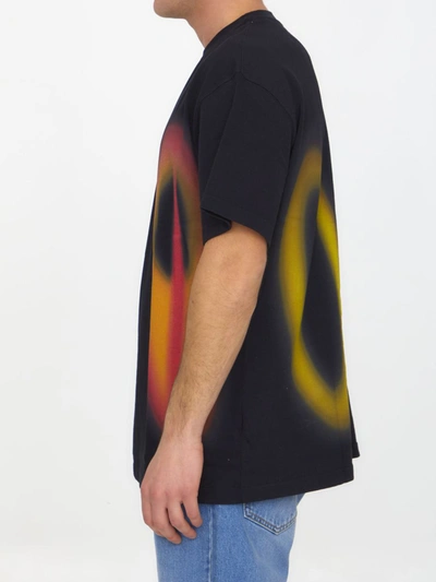 Shop A-cold-wall* Hypergraphic T-shirt In Black