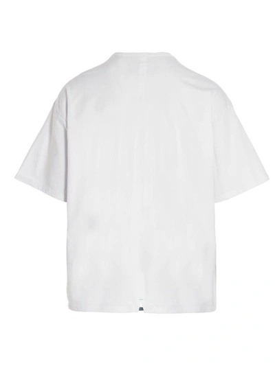 Shop Incotex Red X Facetasm Logo Printed T-shirt In White