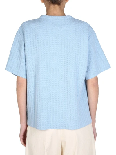 Shop Jil Sander Inlay Sweater In Blue