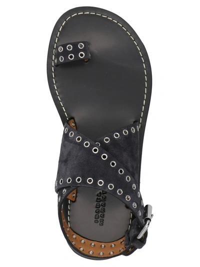 Shop Isabel Marant 'jools' Sandals In Black