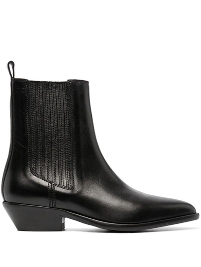 Shop Isabel Marant Delena Boot Shoes In 01bk Black