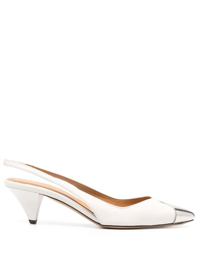 Shop Isabel Marant Elina Shoes In 20wh White