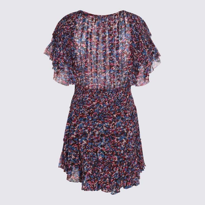 Shop Isabel Marant Étoile Multicolor Dress In Pink /blue