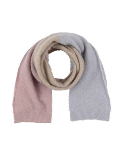 Alpha Studio Woman Scarf Pink Size - Mohair Wool, Wool, Polyamide, Elastane In Pink
