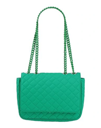 Shop Gum Design Woman Shoulder Bag Green Size - Recycled Pvc