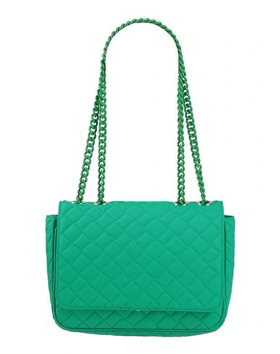 Gum Design Woman Shoulder Bag Green Size - Recycled Pvc In Green