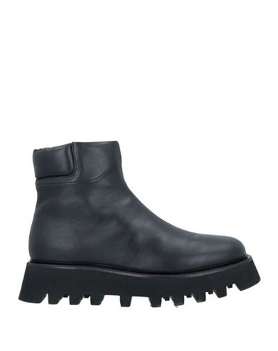 Shop Pomme D'or Woman Ankle Boots Black Size 6 Soft Leather